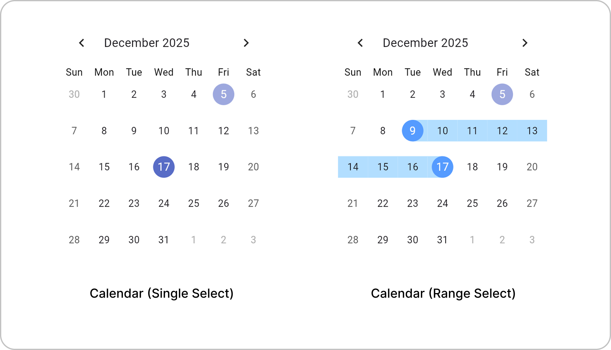 A hero image showing a calendar widget with date selection and event highlighting.