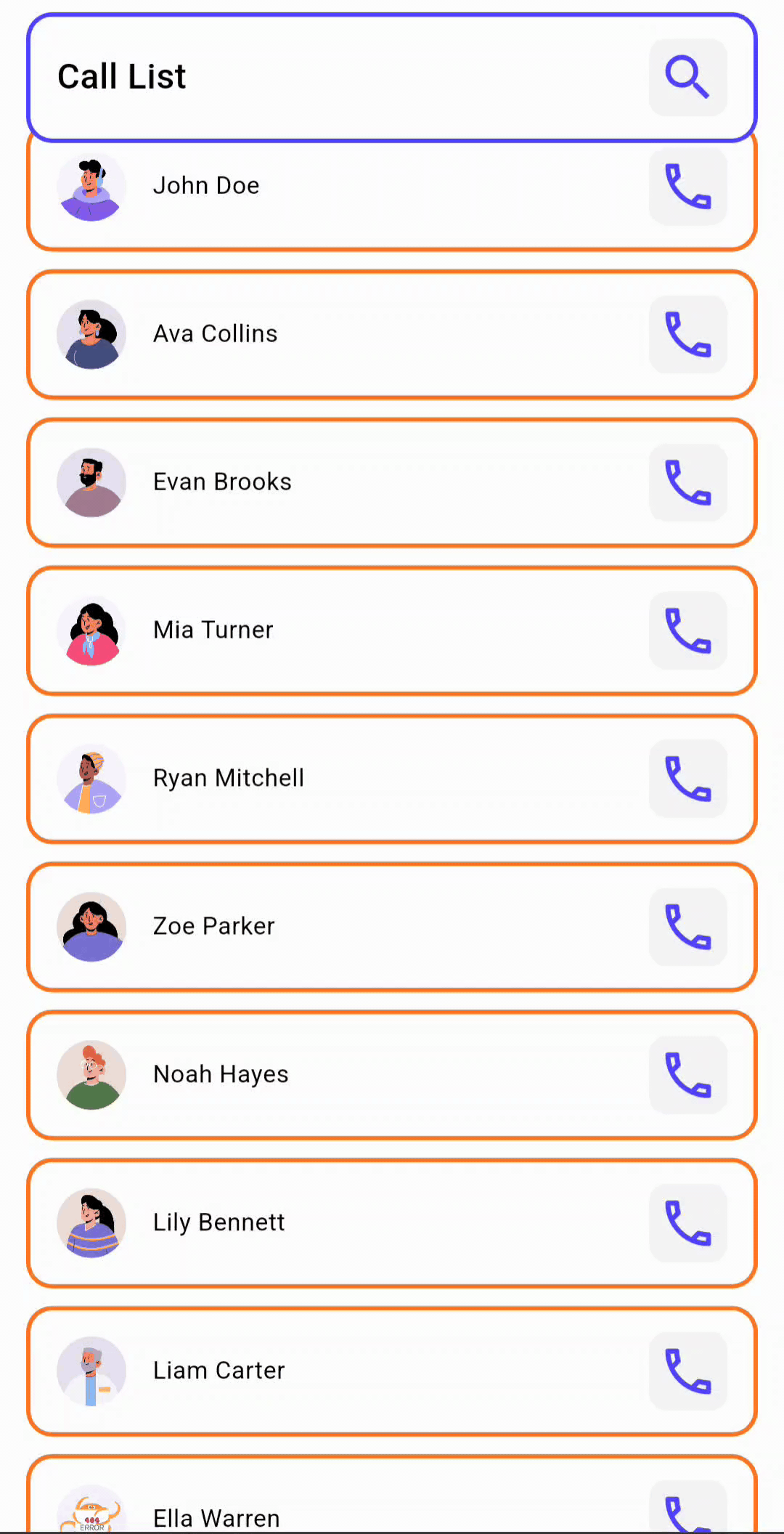 A hero image showing a refresh indicator with pull-to-refresh animation on a mobile screen.