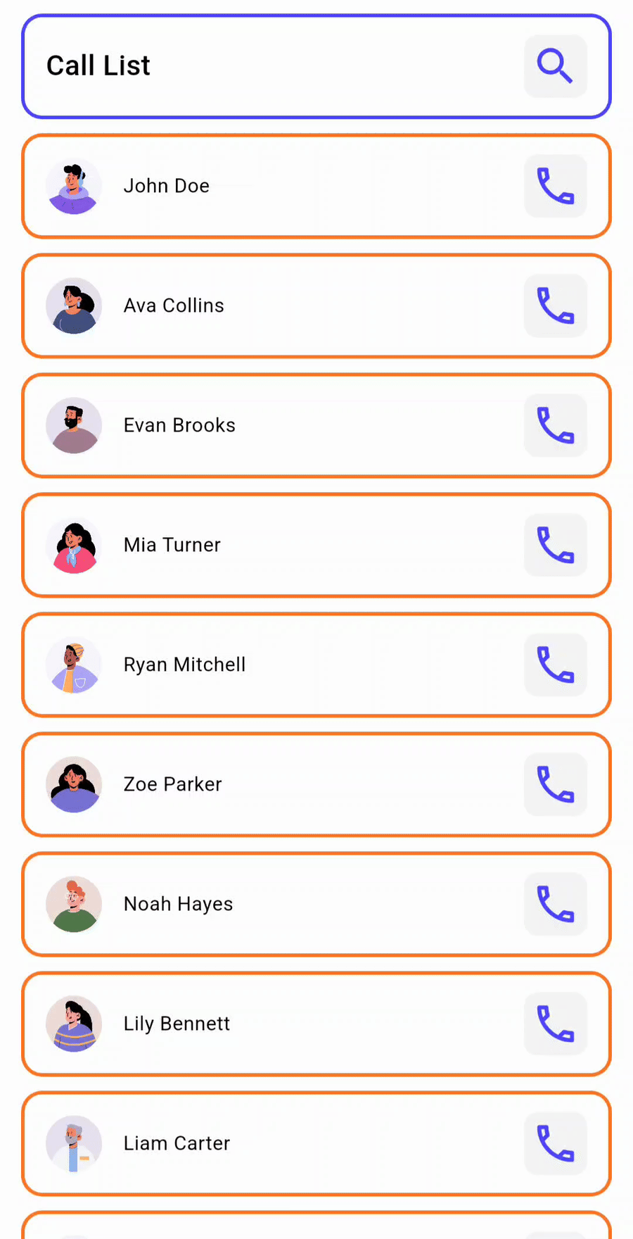 A hero image showing a refresh indicator with pull-to-refresh animation on a mobile screen.